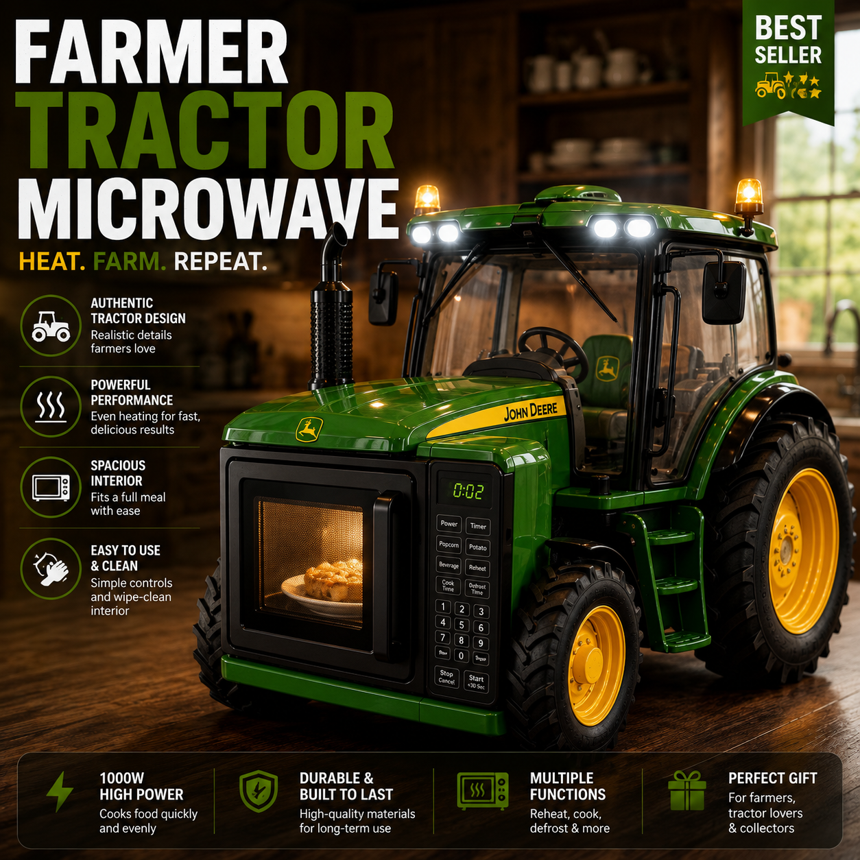 The tractor microwave
